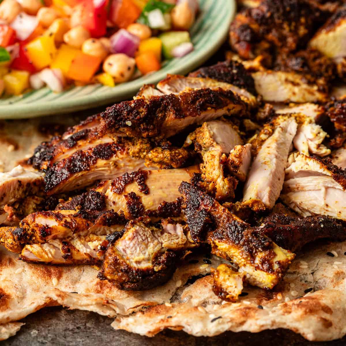 Chicken shawarma wrap